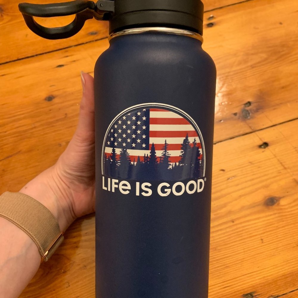 Life is Good water bottle